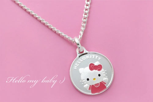 925 silver Hello kitty necklace 01 - 공방301
