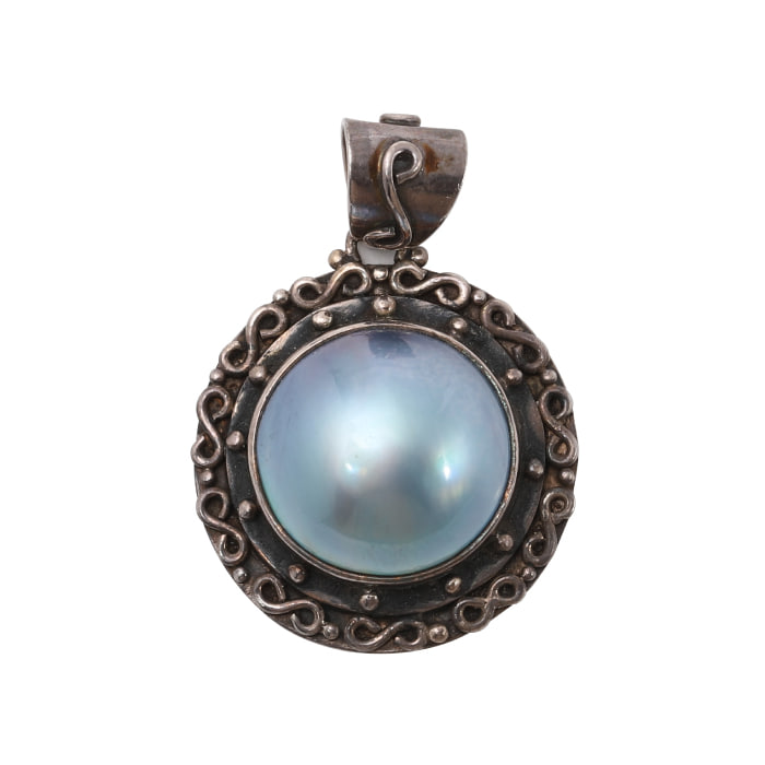 silver925 청마베진주 necklace - 공방301